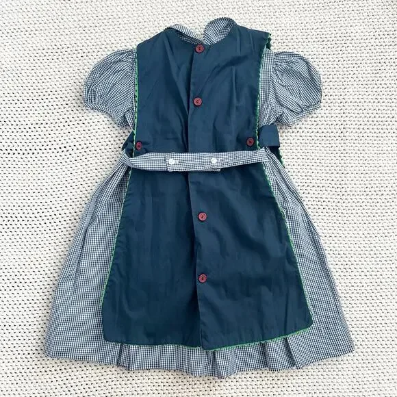 blue gingham jumper dress Women's Blue Gingham Midi Dress Medium main image 1